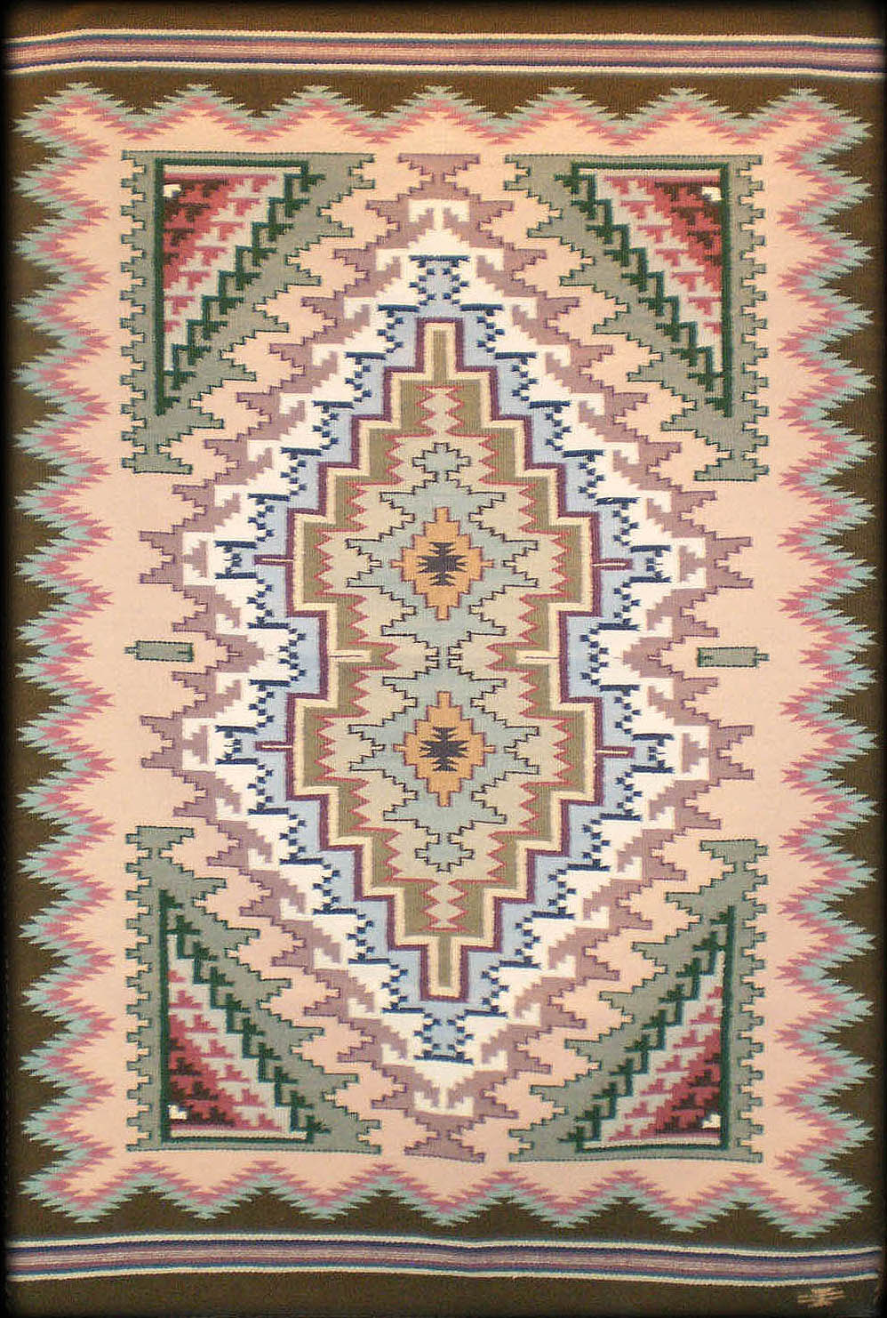 Navajo Rug Weaving By Cara Gorman Burntwater